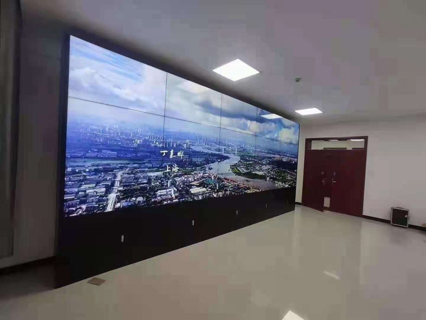 湛江拼接屏-55寸京东方液晶拼接屏3X4案例展示